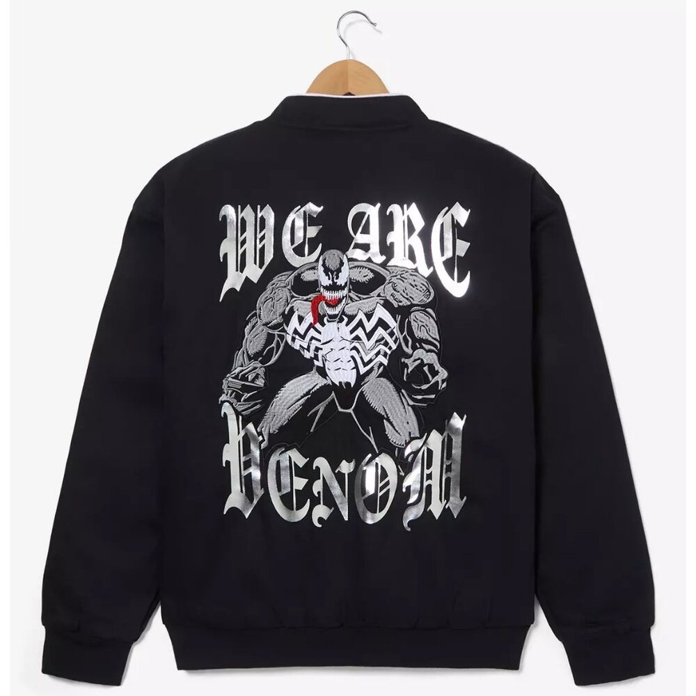 Marvel: Venom Racing Jacket With Detailed Embroidery Medium NWT